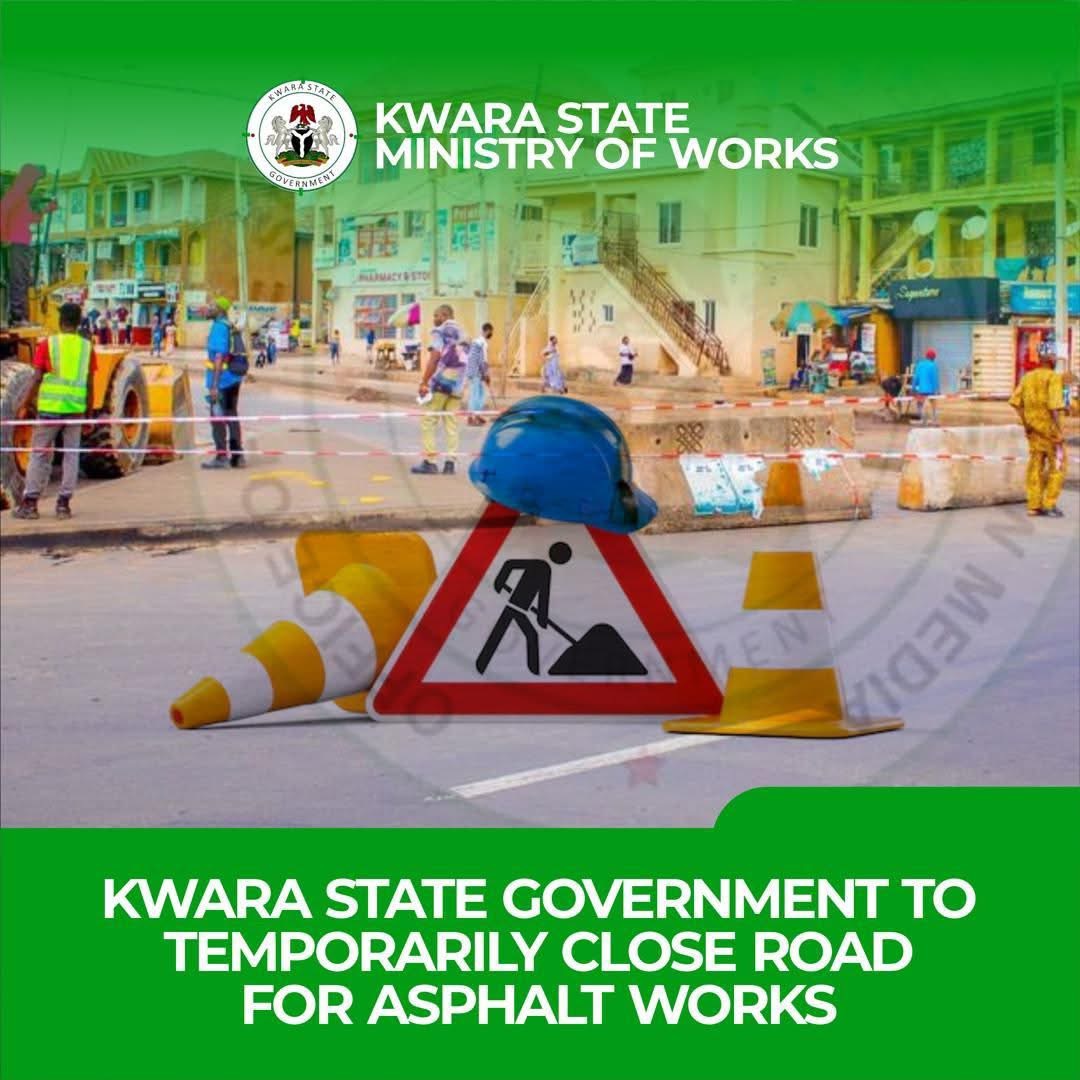 You are currently viewing Kwara State Announces Partial Road Closure for Muritala Mohammed Way Rehabilitation