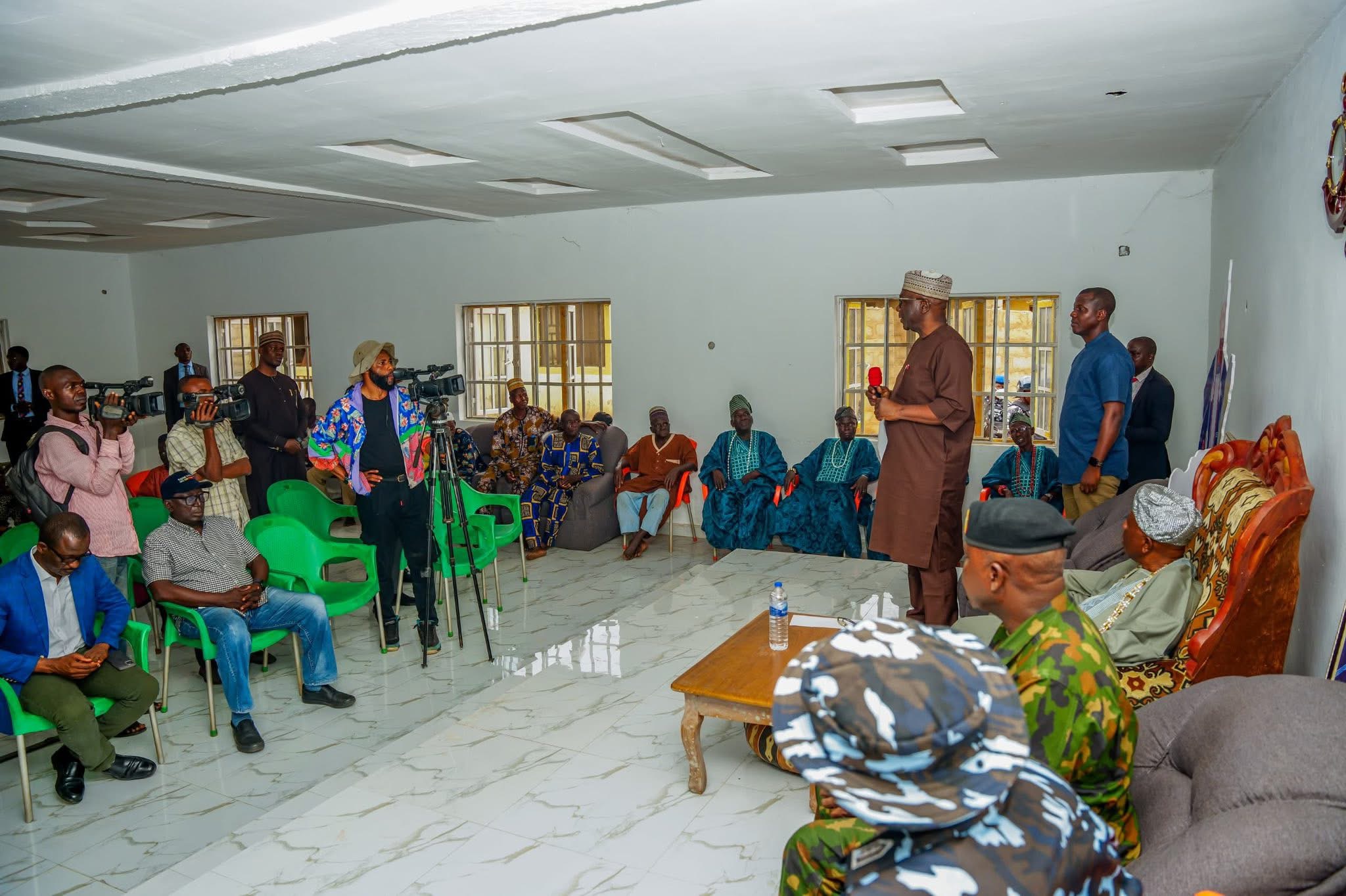 AbdulRazaq Visits Babanla, Oke-Ode as Security Reinforcements Restore Calm