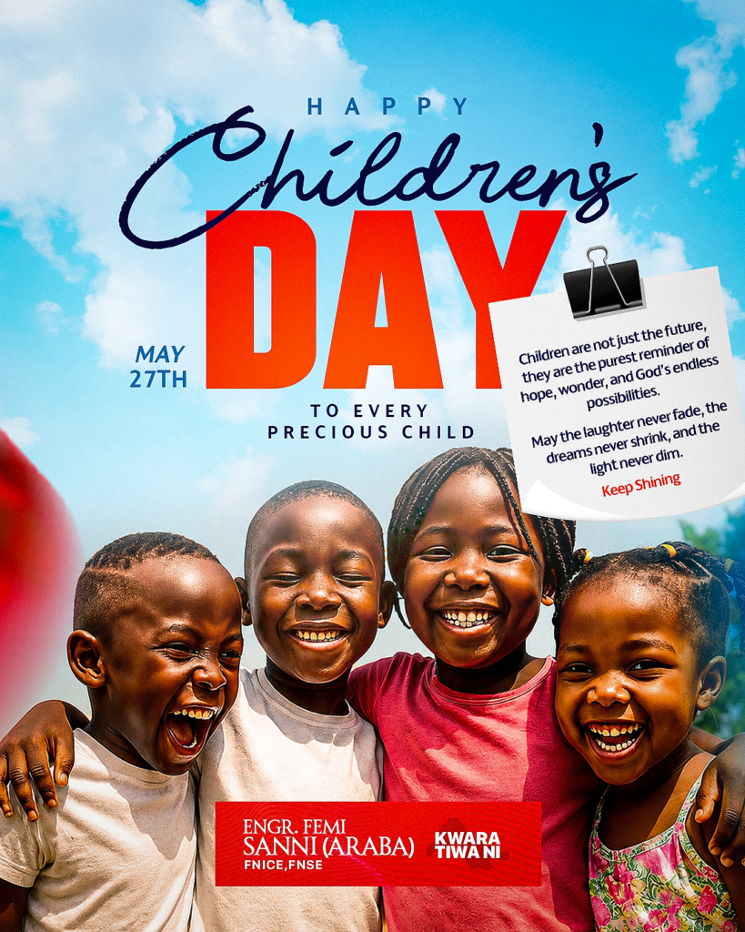 ENGR. FEMI SANNI ARABA CELEBRATES CHILDREN’S DAY IN GRAND STYLE